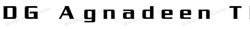 DG Agnadeen Thin字体转换